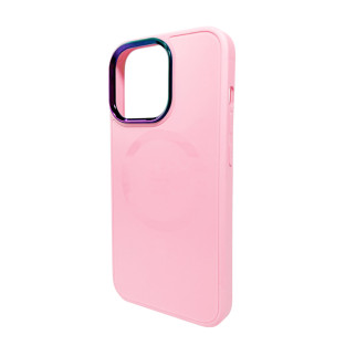 Чохол для смартфона AG Glass Sapphire MagSafe Logo for Apple iPhone 15 Pink - Інтернет-магазин спільних покупок ToGether