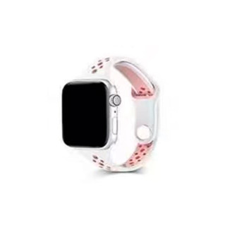 Ремінець для годинника Apple Watch Small Waist two colors 42/44/45/49mm White-Pink - Інтернет-магазин спільних покупок ToGether