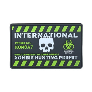 Шеврон/патч KOMBAT UK Zombie Hunting Permit - Інтернет-магазин спільних покупок ToGether