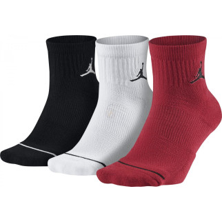 Баскетбольні шкарпетки (3 пари) Jordan Jumpman Quarter Dri-Fit 3PPK [SX5544-011(DX9655-902)] - Інтернет-магазин спільних покупок ToGether