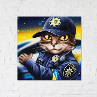 Котик поліцейський ©Маріанна Пащук - Інтернет-магазин спільних покупок ToGether