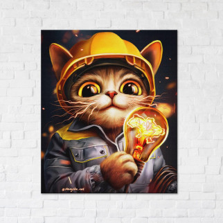 Котик-енергетик ©Маріанна Пащук - Інтернет-магазин спільних покупок ToGether