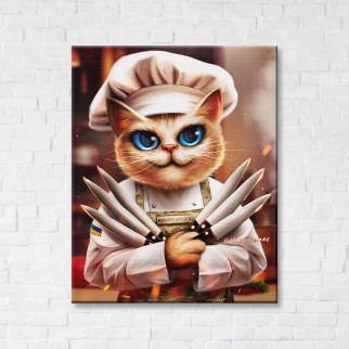 Котик-кухар ©Маріанна Пащук - Інтернет-магазин спільних покупок ToGether
