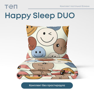 Комплект постільної білизни ТЕП "Happy Sleep Duo" Emojical, 70x70 євро - Інтернет-магазин спільних покупок ToGether