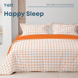 Комплект постільної білизни ТЕП "Happy Sleep" TERRACOTTA Check, 50x70 сімейний - Інтернет-магазин спільних покупок ToGether