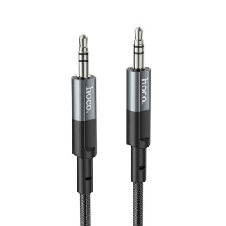 Аудiокабель HOCO UPA23 AUX audio cable Metal Gray - Інтернет-магазин спільних покупок ToGether