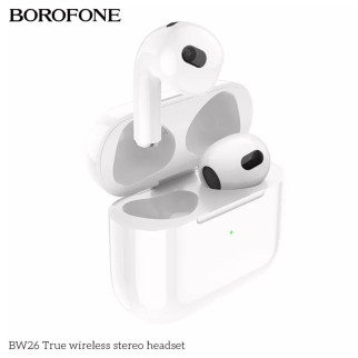 Навушники BOROFONE BW26 True wireless stereo headset White - Інтернет-магазин спільних покупок ToGether