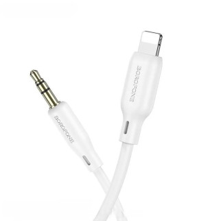 Аудiо-кабель BOROFONE BL18 iP silicone digital audio conversion cable White - Інтернет-магазин спільних покупок ToGether