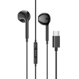 Навушники BOROFONE BM60 Type-C Original series digital earphones Black - Інтернет-магазин спільних покупок ToGether