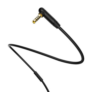 Аудiо-кабель BOROFONE BL5 audio AUX cable 1m, with microphone Black - Інтернет-магазин спільних покупок ToGether