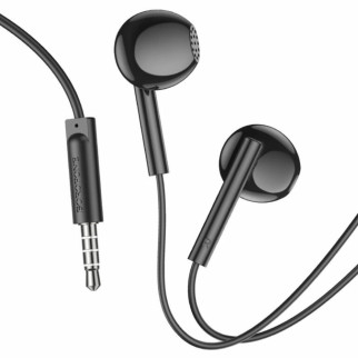 Навушники BOROFONE BM76 Ocean universal earphones with microphone Black - Інтернет-магазин спільних покупок ToGether