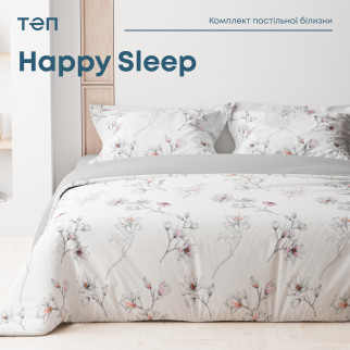 Комплект постільної білизни ТЕП "Happy Sleep" Біле цвітіння, 50x70 двоспальний - Інтернет-магазин спільних покупок ToGether
