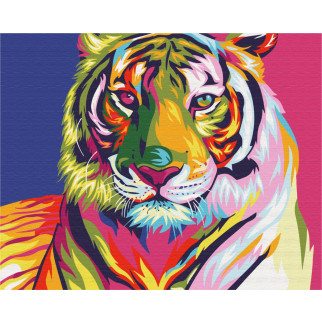 Тигр в стилі поп арт - Інтернет-магазин спільних покупок ToGether
