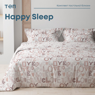 Комплект постільної білизни ТЕП "Happy Sleep" Нотатки кохання, 50x70 двоспальний - Інтернет-магазин спільних покупок ToGether