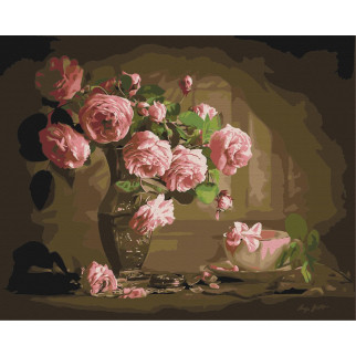 Чайні троянди у вазі - Інтернет-магазин спільних покупок ToGether