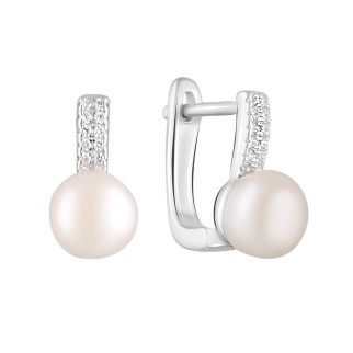 Срібні сережки Високої якості з натуральними перлами (2110552) - Інтернет-магазин спільних покупок ToGether