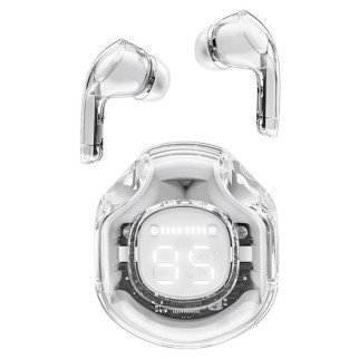 Навушники ACEFAST T8 Crystal color (2) bluetooth earbuds White Moon - Інтернет-магазин спільних покупок ToGether