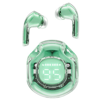 Навушники ACEFAST T8 Crystal color (2) bluetooth earbuds Mint Green - Інтернет-магазин спільних покупок ToGether