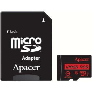 microSDXC (UHS-1) Apacer 128Gb class 10 R85MB/s (adapter SD) - Інтернет-магазин спільних покупок ToGether