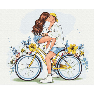 Закохані на велосипеді © Alla Berezovska - Інтернет-магазин спільних покупок ToGether