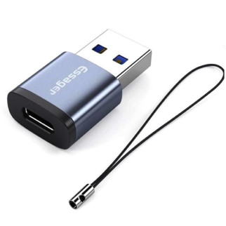 Адаптер Essager Soray OTG (Type-C Female to USB -AMale) USB3.0 Adaptor  grey (EZJCA-SRB0G) - Інтернет-магазин спільних покупок ToGether