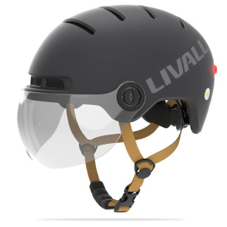 Захисний шолом Livall L23 (L) Dark Night (58-62см), сигнал поворотів та стопів, додаток, зйомний візор (пульт BR80 в комплекті не іде) - Інтернет-магазин спільних покупок ToGether