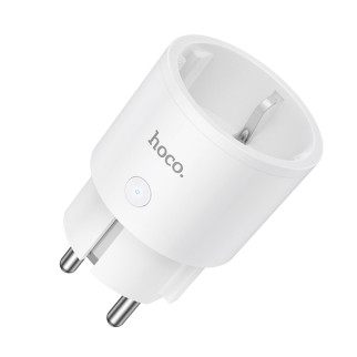 Смарт розетка HOCO AC16 Veloz smart socket(EU/GER) White - Інтернет-магазин спільних покупок ToGether