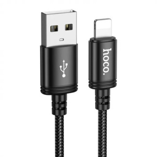 Кабель HOCO X91 Radiance charging data cable for iP(L=3M) Black - Інтернет-магазин спільних покупок ToGether