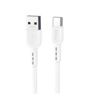 Кабель HOCO X33 Type-C 5A Surge charging data cable White - Інтернет-магазин спільних покупок ToGether