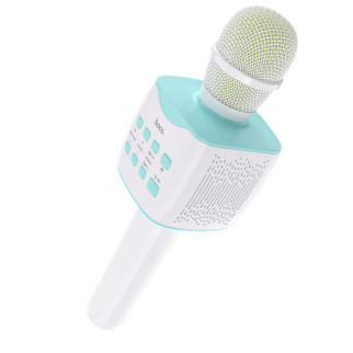 Портативна колонка HOCO BK5 Cantando karaoke microphone Blue - Інтернет-магазин спільних покупок ToGether