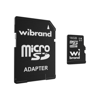 microSDHC (UHS-1) Wibrand 16Gb class 10 (adapter SD) - Інтернет-магазин спільних покупок ToGether