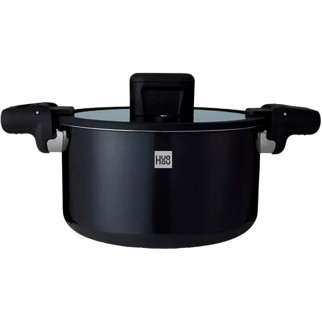 Кастрюля-cкороварка Xiaomi HuoHou Stainless Steel Enamel Micro Pressure Cooker (Black) - Інтернет-магазин спільних покупок ToGether