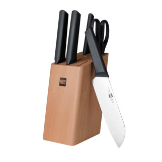 Набір ножів з 6 предметів Xiaomi HuoHou Hot Youth Set Of 6 Stainless Steel - Інтернет-магазин спільних покупок ToGether