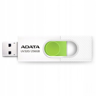 Flash A-DATA USB 3.0 AUV 320 256Gb White/Green - Інтернет-магазин спільних покупок ToGether