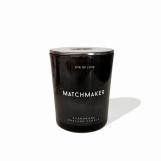 Масажна свічка з феромонами Eye Of Love Matchmaker Black Diamond у склянці, чорна - Інтернет-магазин спільних покупок ToGether