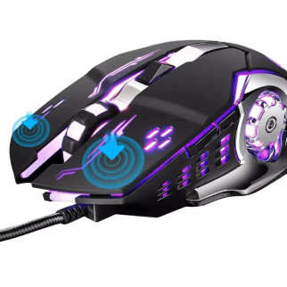 Ігрова мишка з підсвічуванням Gaming Mouse X6 / мишка для ноутбука / Дротова комп’ютерна миша - Інтернет-магазин спільних покупок ToGether