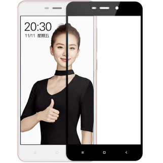 Защитное стекло Full Glue Xiaomi Redmi 4A black тех.пакет - Інтернет-магазин спільних покупок ToGether