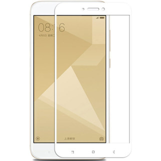 Защитное стекло Full Glue Xiaomi Redmi 4X white тех.пакет - Інтернет-магазин спільних покупок ToGether