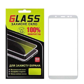 Защитное стекло Full Glue Samsung J8 2018 J810 white Glass - Інтернет-магазин спільних покупок ToGether