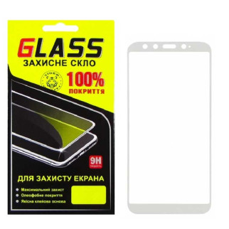 Защитное стекло Full Glue Xiaomi Mi6X, Mi A2 white Glass - Інтернет-магазин спільних покупок ToGether