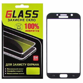 Защитное стекло Full Glue Samsung A7 2017 A720 black Glass - Інтернет-магазин спільних покупок ToGether