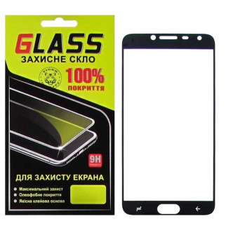 Защитное стекло Full Glue Samsung J4 2018 J400 black Glass - Інтернет-магазин спільних покупок ToGether