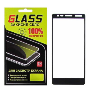 Защитное стекло Full Glue Nokia 3.1 black Glass - Інтернет-магазин спільних покупок ToGether