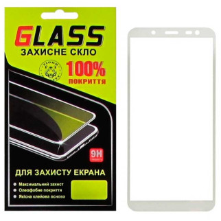 Защитное стекло Full Glue Samsung J6 2018 J600 white Glass - Інтернет-магазин спільних покупок ToGether