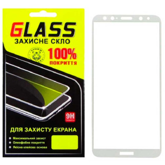 Защитное стекло Full Screen Huawei Mate 10 Lite white Glass - Інтернет-магазин спільних покупок ToGether