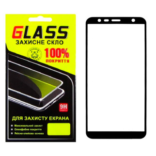 Защитное стекло Full Screen Samsung J4 Plus 2018 J415, J6 Plus 2018 J610 black Glass - Інтернет-магазин спільних покупок ToGether