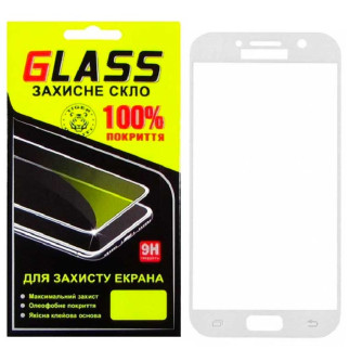 Защитное стекло Full Screen Samsung A5 2017 A520 white Glass - Інтернет-магазин спільних покупок ToGether
