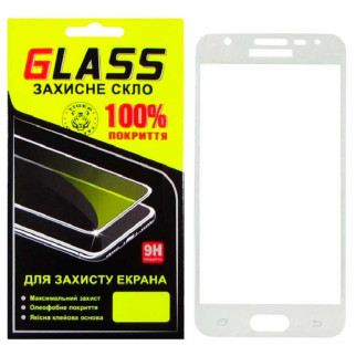 Защитное стекло Full Screen Samsung J5 Prime G570 white Glass - Інтернет-магазин спільних покупок ToGether