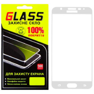 Защитное стекло Full Screen Samsung J7 Prime G610, G611 white Glass - Інтернет-магазин спільних покупок ToGether