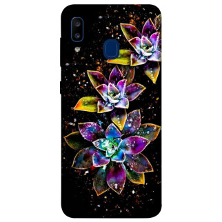 Чохол itsPrint Flowers on black для Samsung Galaxy A20 / A30 - Інтернет-магазин спільних покупок ToGether